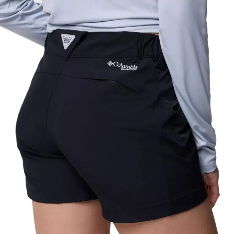Columbia PFG Coral Point Casual Shorts Women's Black-1