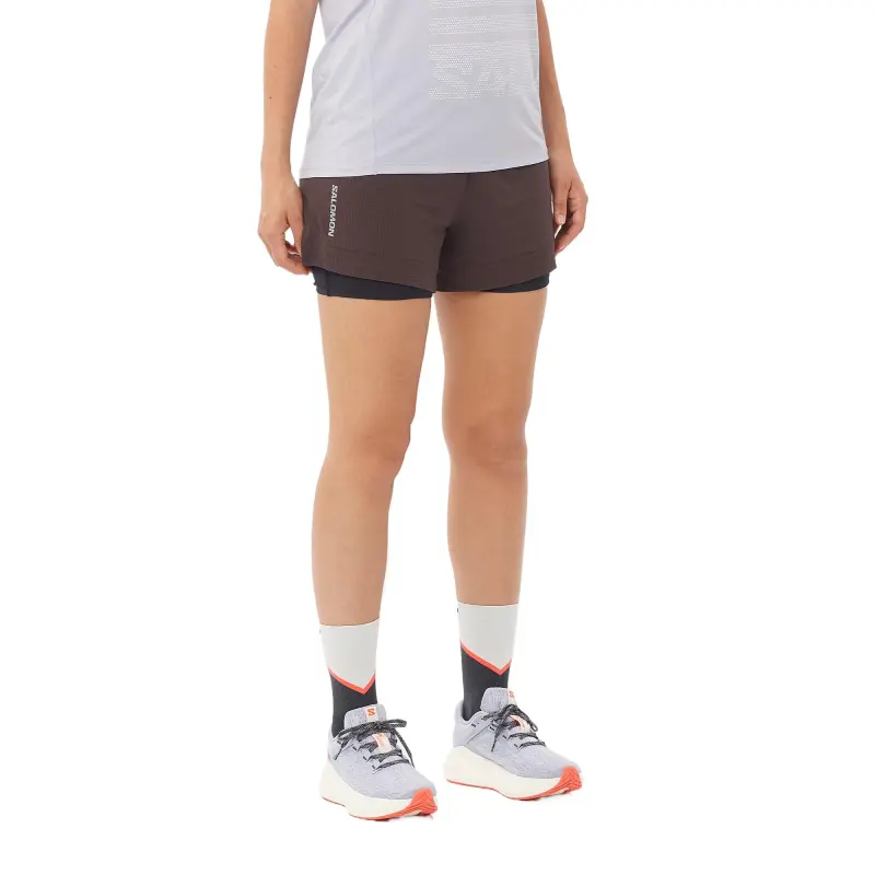 SALOMON Casual Shorts Women's Coffee Bean Color-1