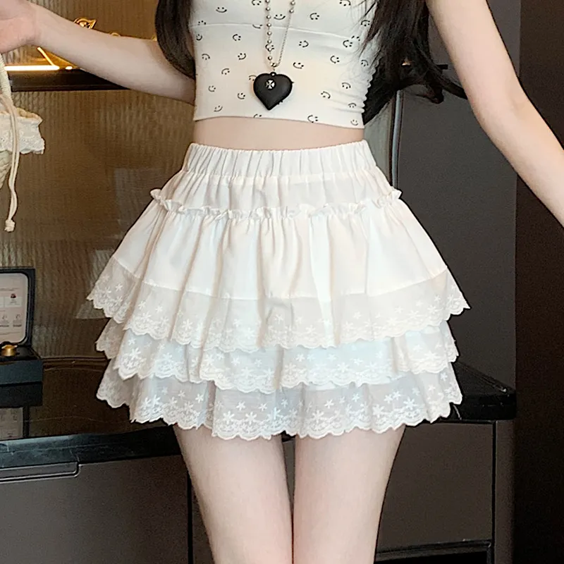 XIANSINIAO Casual Short Skirts Women's-3