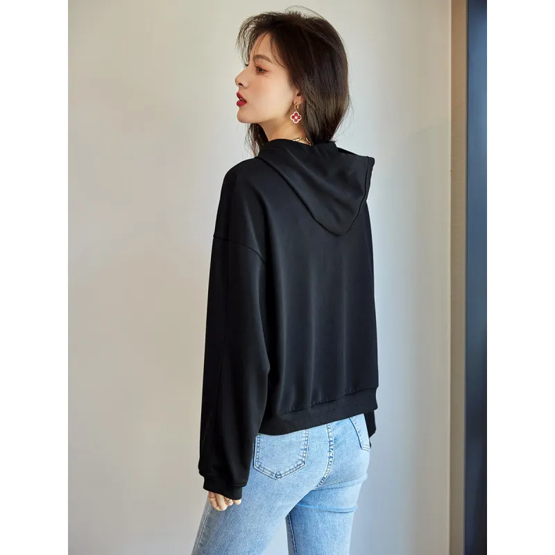 Like The Age Of Water Sweatshirt Women's Black-5