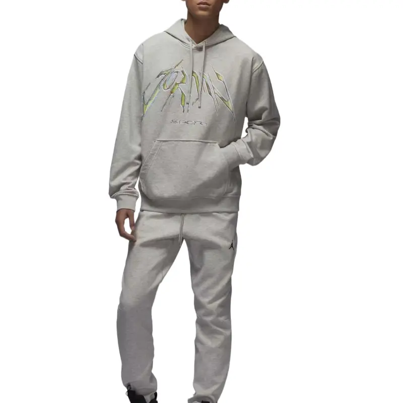 Jordan Dri Fit Sweatshirt Men's Heather Gray-2
