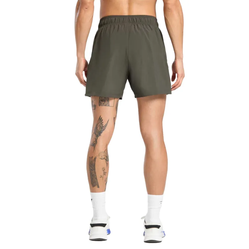 GYMSHARK Sports Shorts Men's Brown Green-1