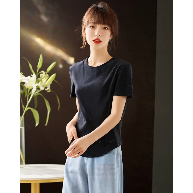 Love Elaine T Shirt Women's Black-1