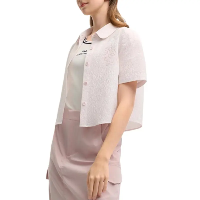FILA x TIM LAHAN Shirt Women's Pink-2