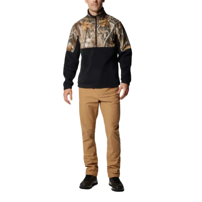 Columbia ™ Fleece Overlay II Sweatshirt Men's Black-3