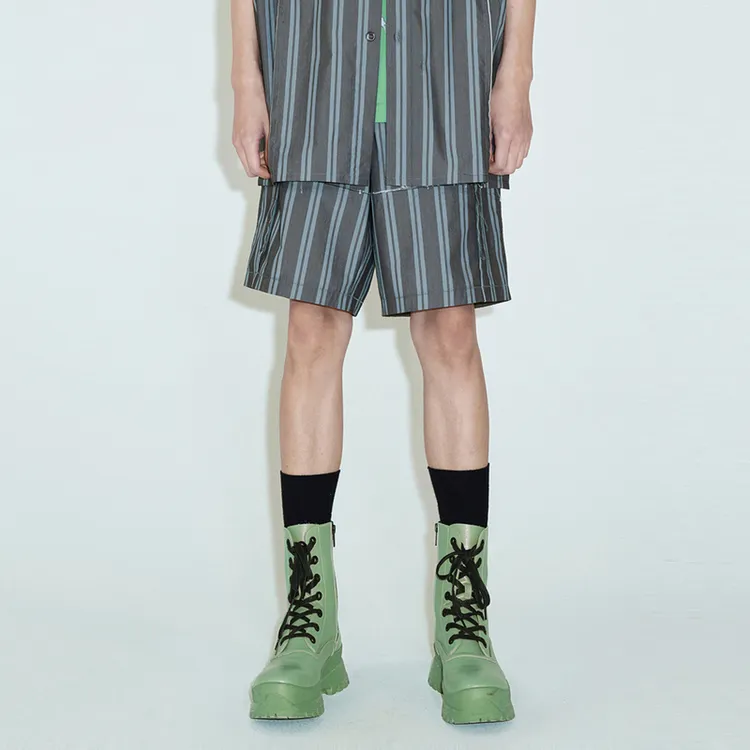 CROQUIS Casual Shorts Unisex 489 Blue Green Combo-2