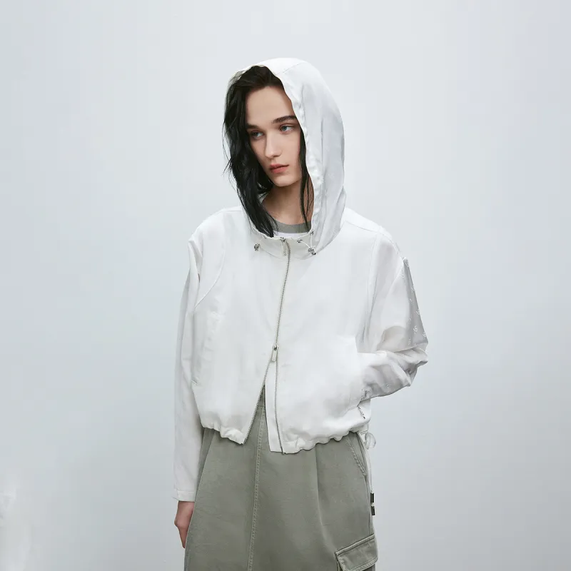 ONLY Cropped Coats Women's S00 White-5