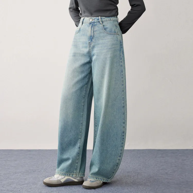 LEDIN Jeans Women's Light Denim Blue-4