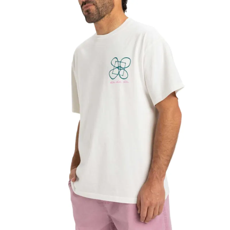 Quiksilver T Shirt Men's Snow White-4