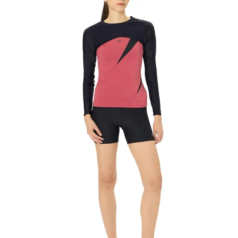 Speedo Swarm Two Piece Swimsuit Women's Black-6