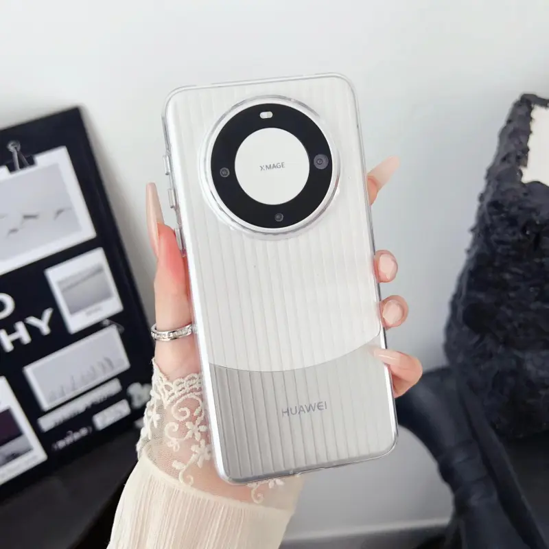 Record Star Matte Material Ripple Vertical Stripes Phone Cases Compatibility With Huawei Mate 60 Business Formal-6