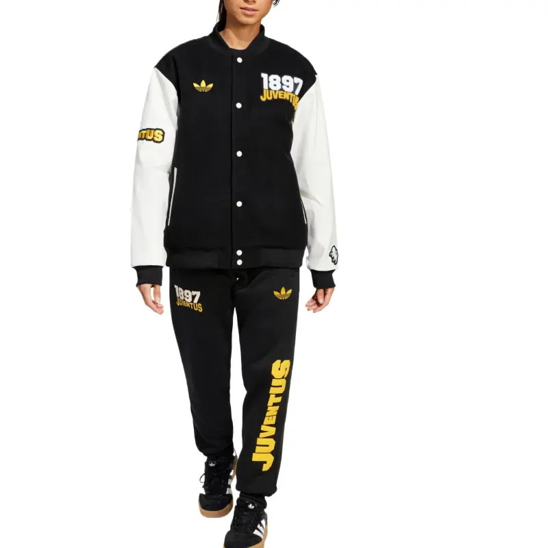 Adidas VRCT JUVE JKT UNITEFIT Puffer Jacket Women's Black/White/Bright Gold-4