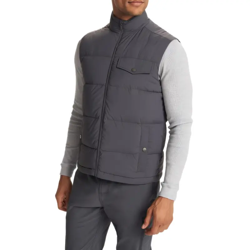 Vuori FW/AW23 Vest Men's Charcoal Black-3