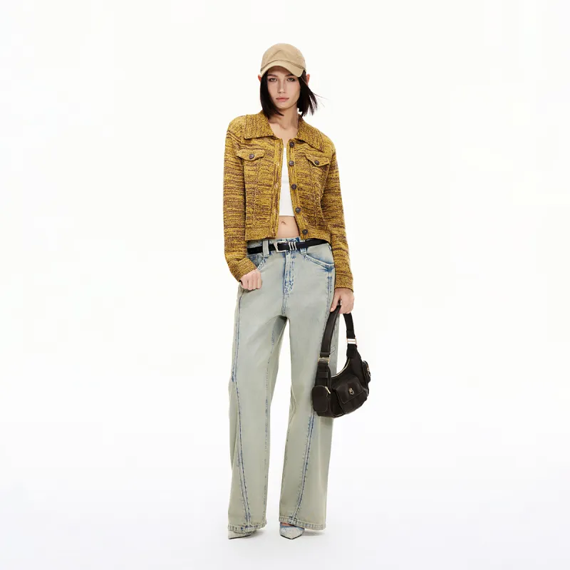 ONLY Knitwear Women's D07 Oil Yellow-2