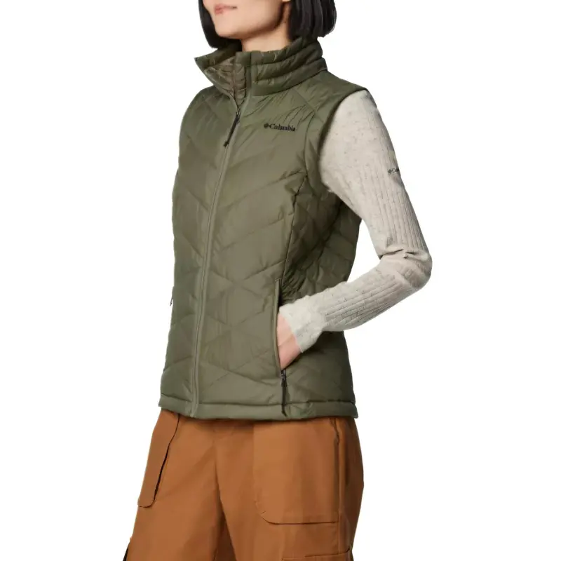 Columbia Heavenly Vest Women's Stone Green-2