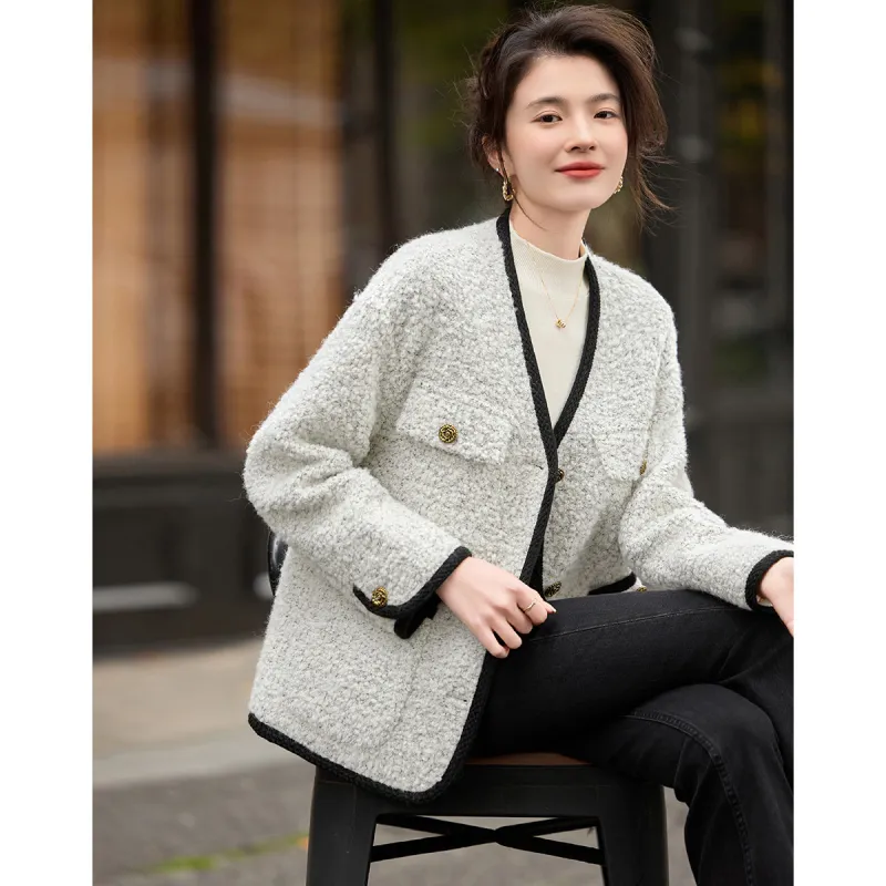 Like The Age Of Water Winter Velvet feel Coat Regular Women's-2
