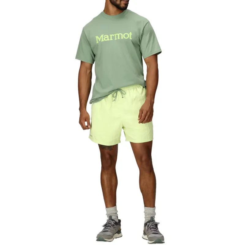 Marmot T Shirt Men's Light Green-2