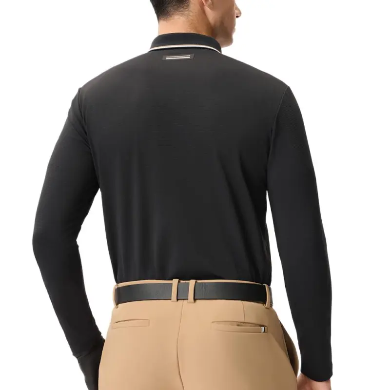 FILA Golf Series Polo Shirt Men's Pitch Black-4