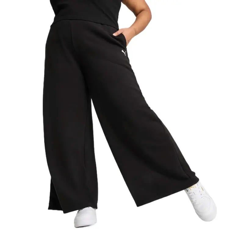 PUMA Knitted Sweatpants Women's Black-2