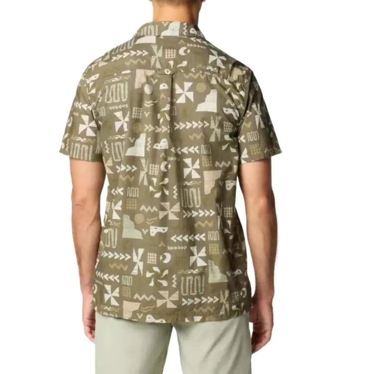 Columbia Pine Canyon Shirt Men's Stone Green-1