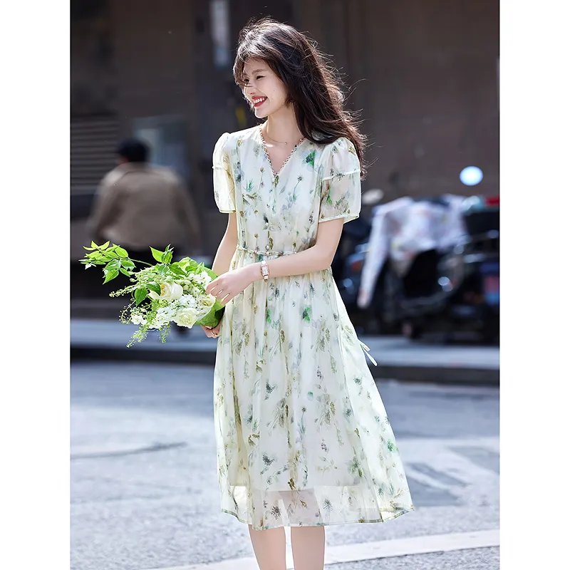 A Paradise For Awakening Short Sleeved Dress Women's-5