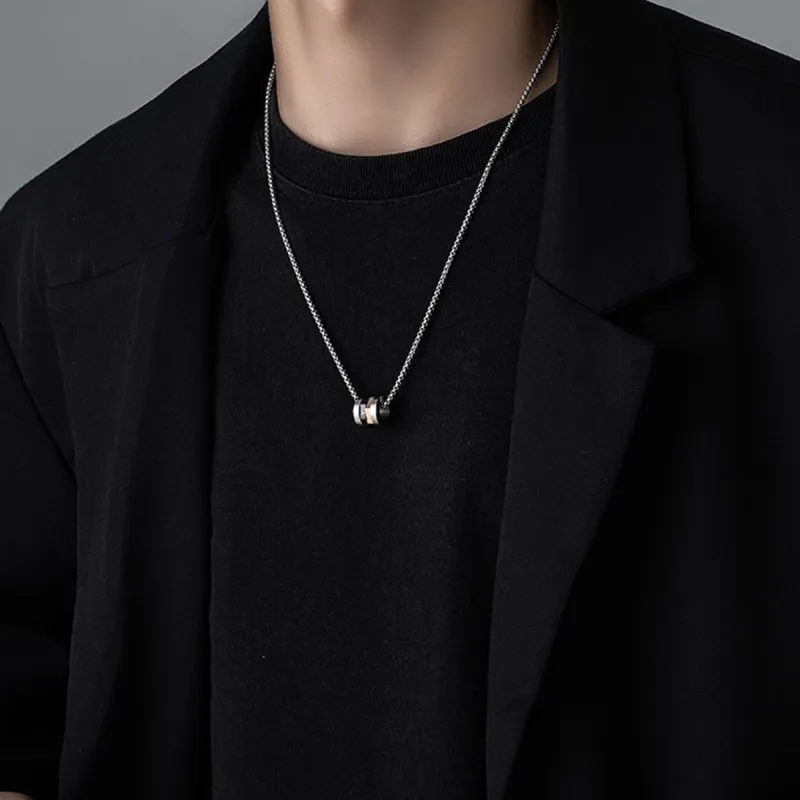 GUDUD Titanium Steel Necklaces Unisex Brand New-3