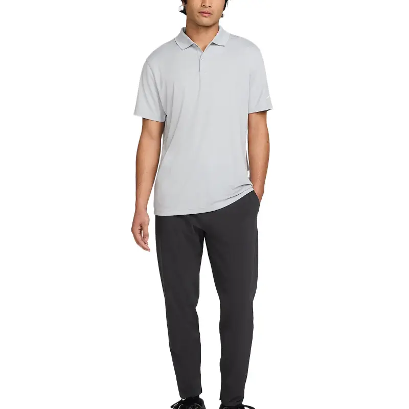 Nike Dri FIT VictorySwoosh Golf Clothing Men's Wolf Gray/White 012-1