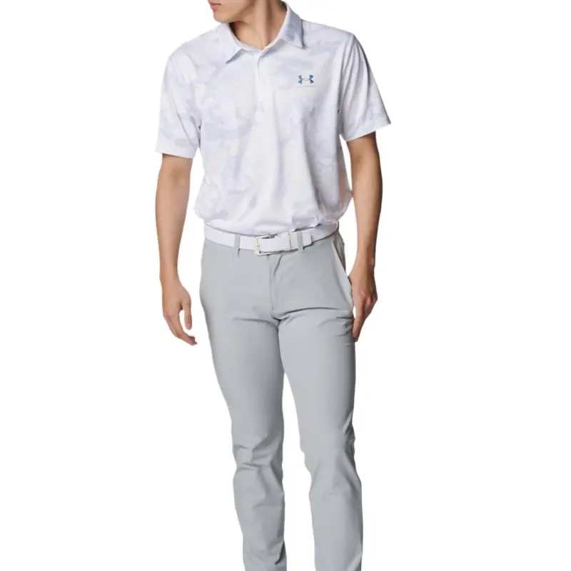 Under Armour Polo Shirt Men's White Camouflage Color-2