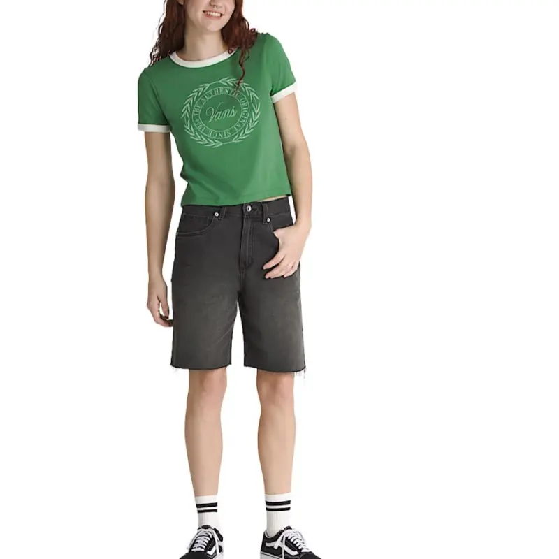 Vans Denim Shorts Women's Black-3