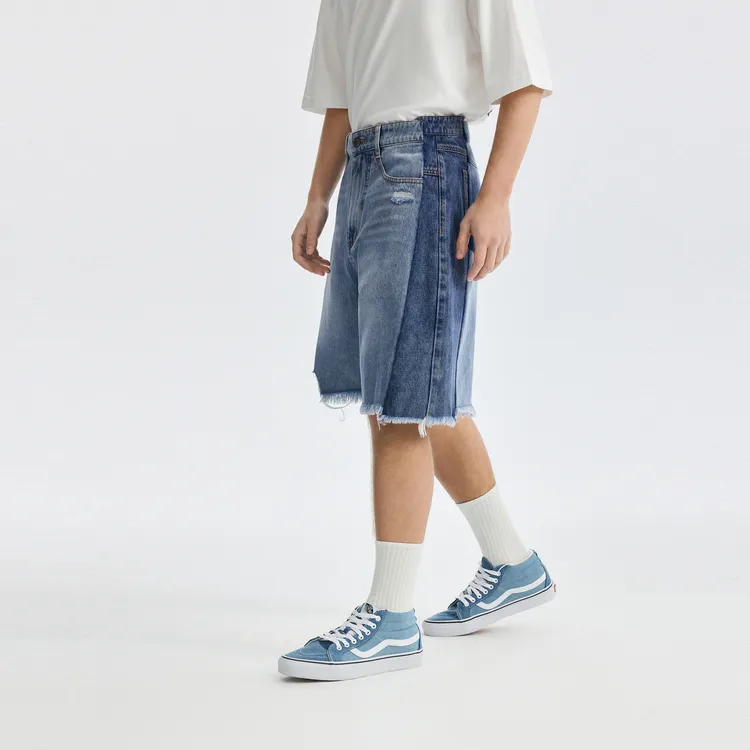 INXX APYD Denim Shorts Unisex Denim Blue-4