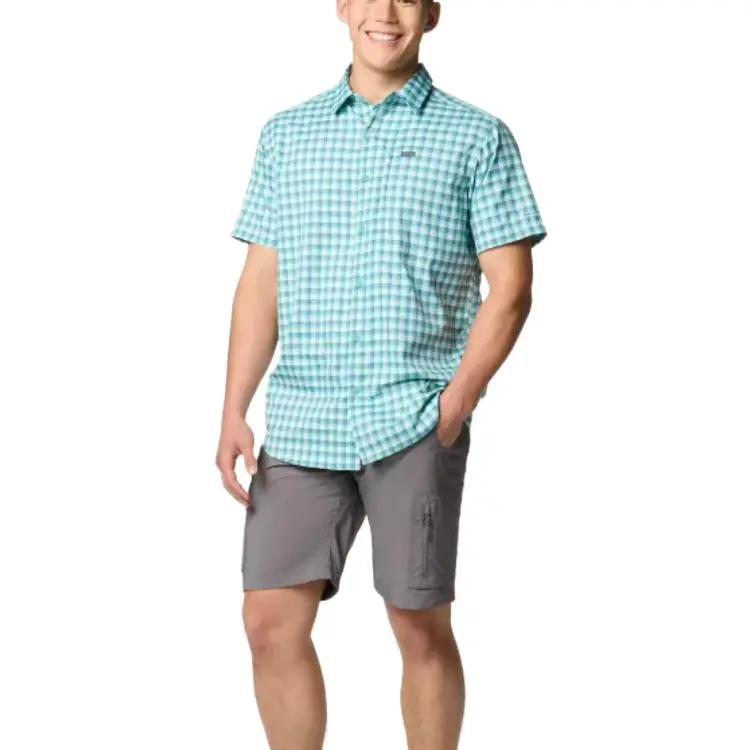 Columbia Silver Ridge Utility Lite Shirt Men's Ripple Blue-3