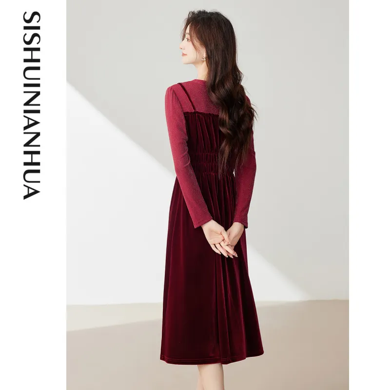 Like The Age Of Water Long Sleeved Dress Women's-4