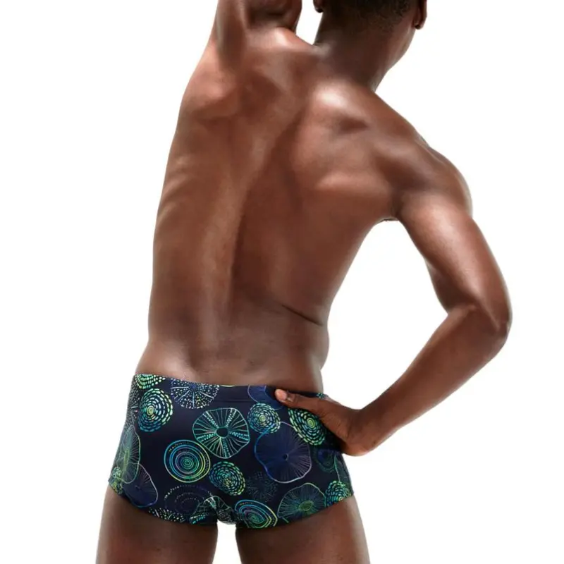 Speedo Swimming Shorts Men's Navy Blue Green-2