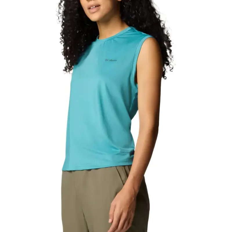 Columbia Wild Tank Tops Women's Blue-2