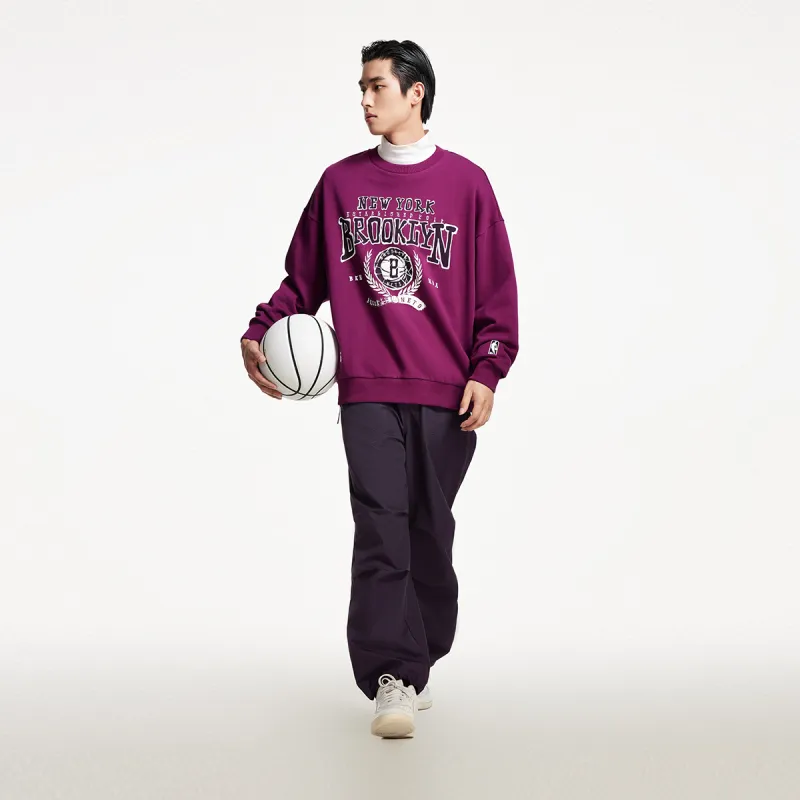 JACK JONES· x NBA Sweatshirt Men's Rose Purple-3