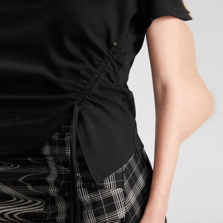 ELLE T Shirts Women's Black-5