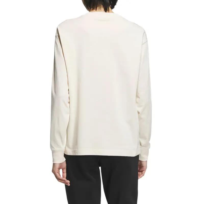 Adidas ESSENTIALS Drop Shoulder Sleeve T Shirt Women's White-2
