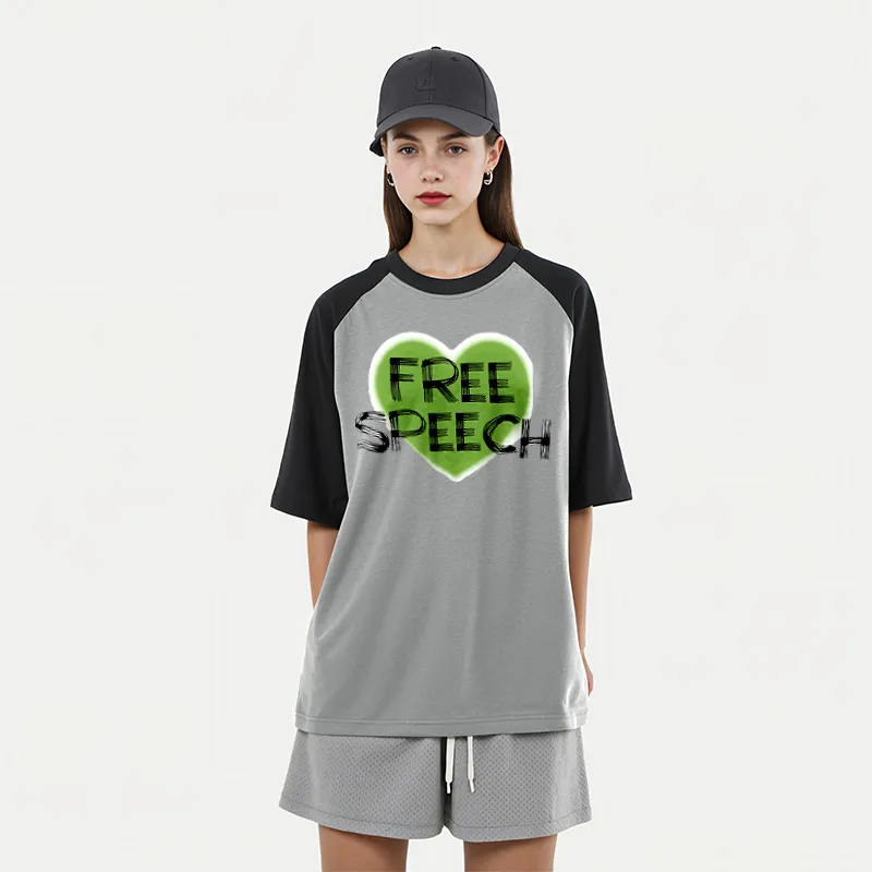 FAIRWHALE Drop Shoulder Sleeve T Shirt Women's-14