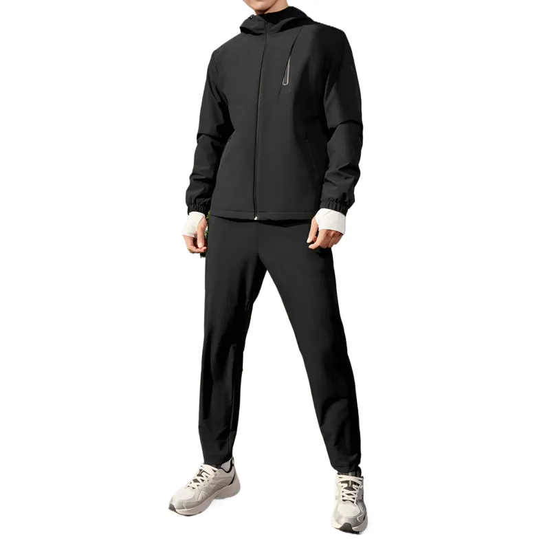 QIAODAN Jackets & Coats Men's Black-2