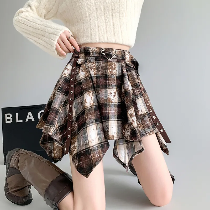 XIANSINIAO Casual Short Skirts Women's-1