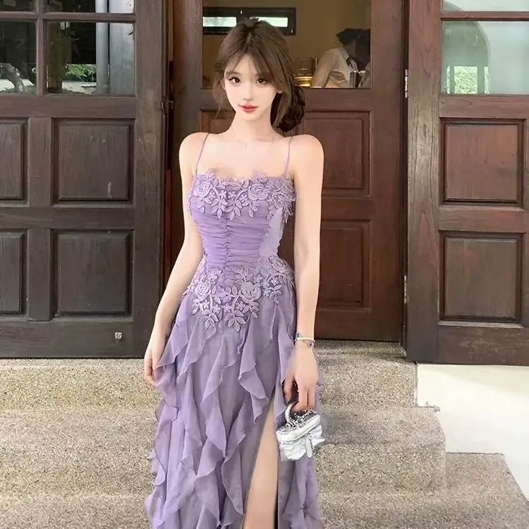 GLEE DIARY Slip Dresses Women's-8