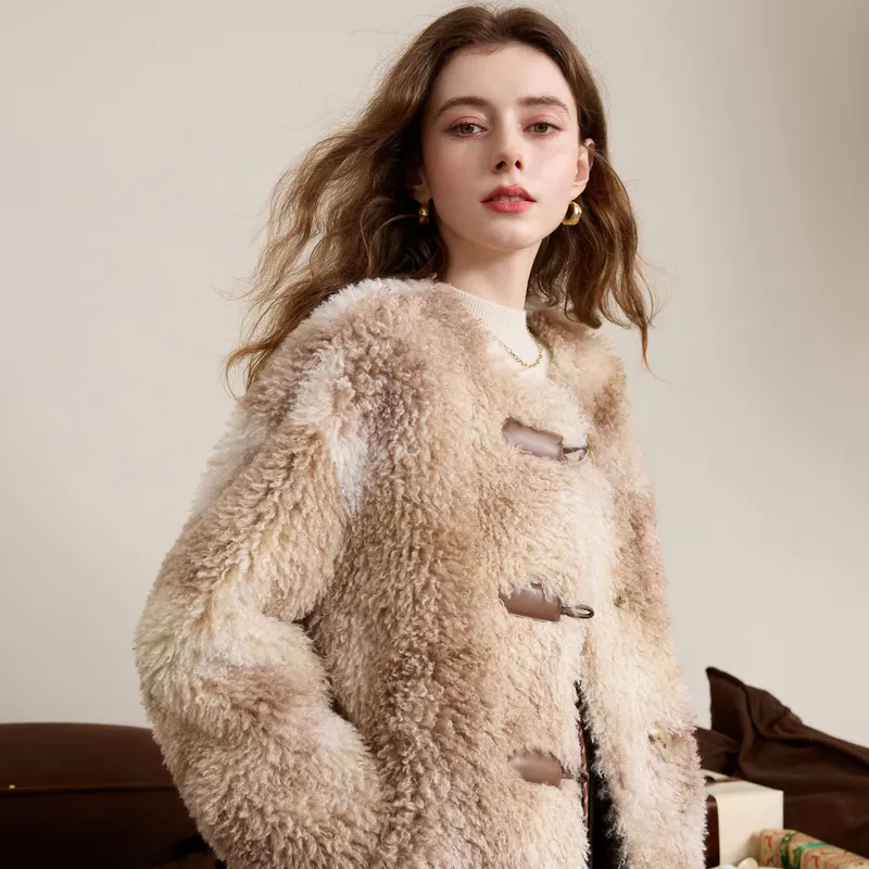 3COLOUR Furs Women's Khaki-4