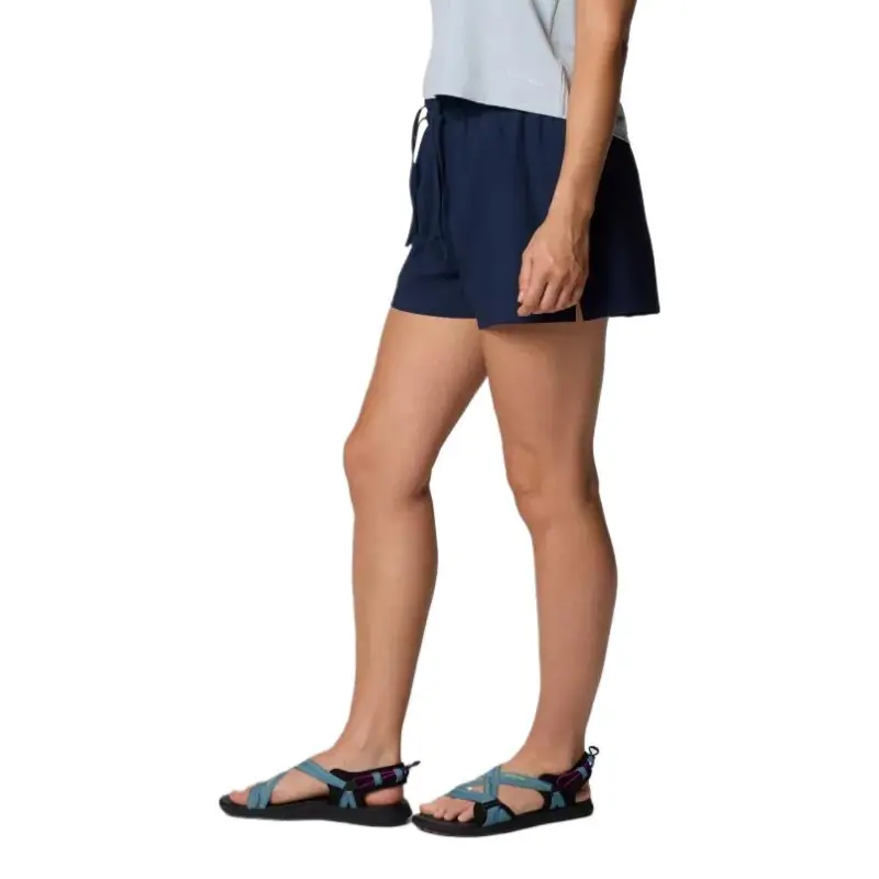 Columbia Bogata Bay Casual Shorts Women's University Marine Blue-4