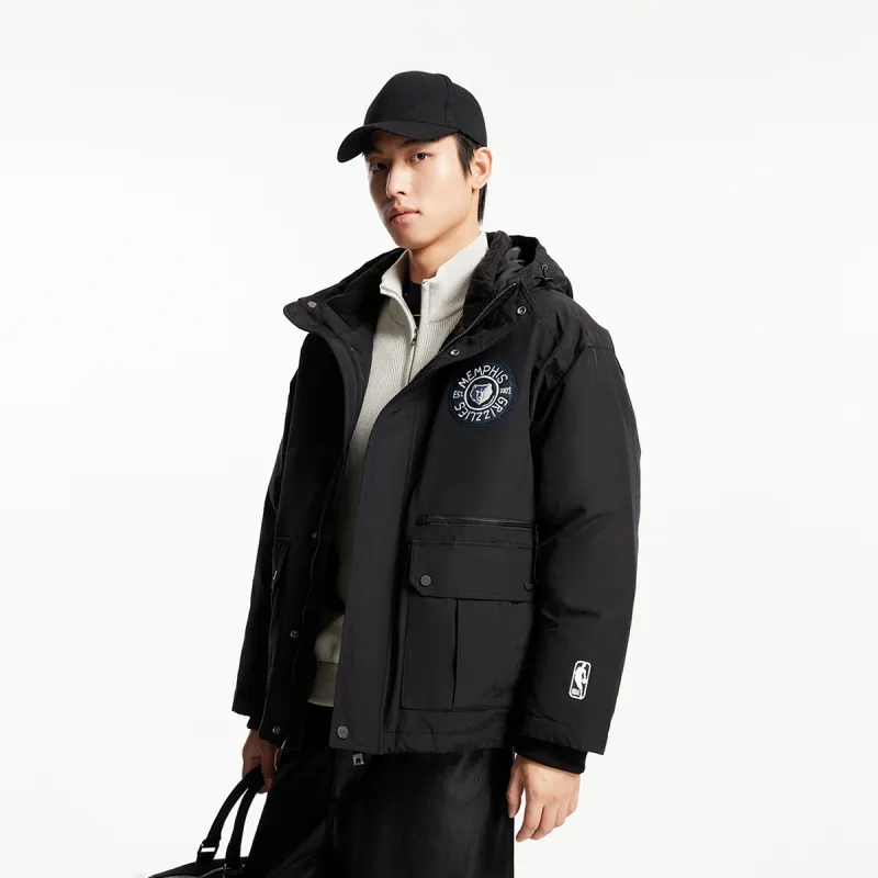 JACK JONES· x NBA Grizzlies Team Down Jacket Men's Black-4