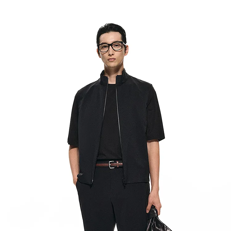 CROQUIS Black Thread Vest Men's-2