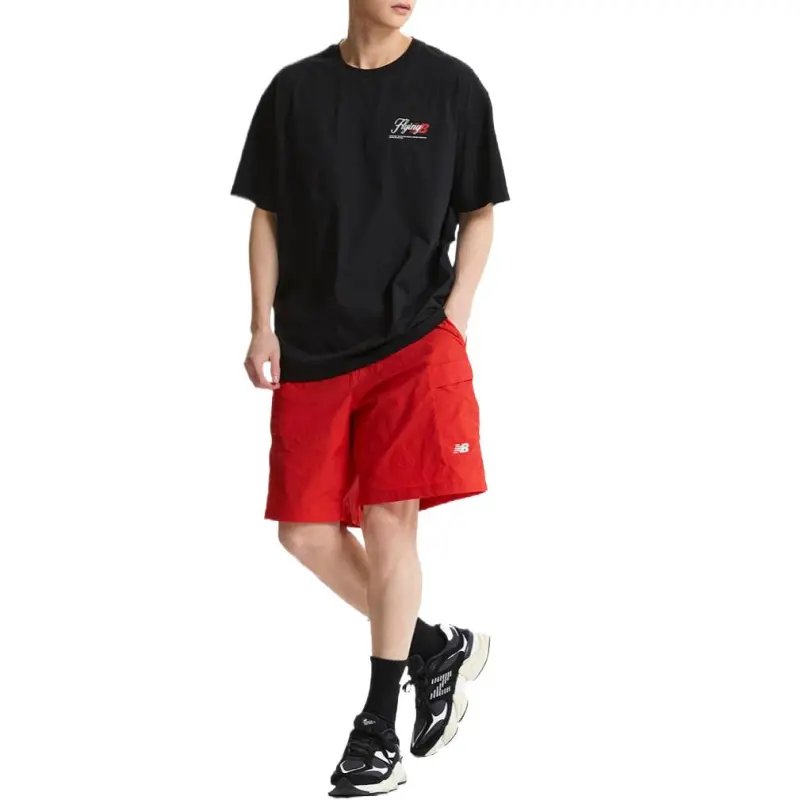 New Balance UNI FLYING SS25 Casual Shorts Men's Red-2