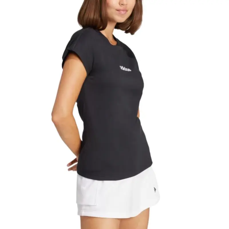 Adidas Free Shipping With AdiClub Essentials Linear Cotton Tee-3