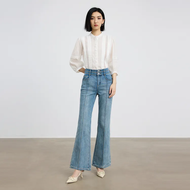 SHUIYUNJIAN Shirt Women's Raw White-4