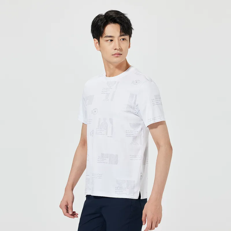 LESS IS MORE T Shirts Men Gray White 25XTX1021Y-4