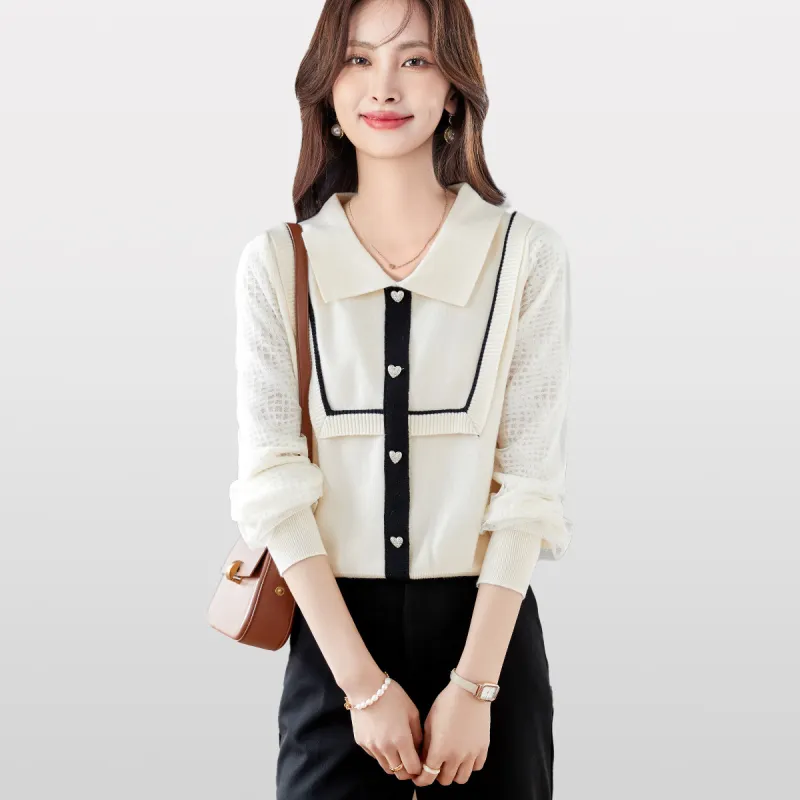 Love Elaine Knitwear Women's Apricot-1